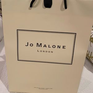 Jo Malone Large Gift Bag with Black Ribbon and Black Tissue Paper.